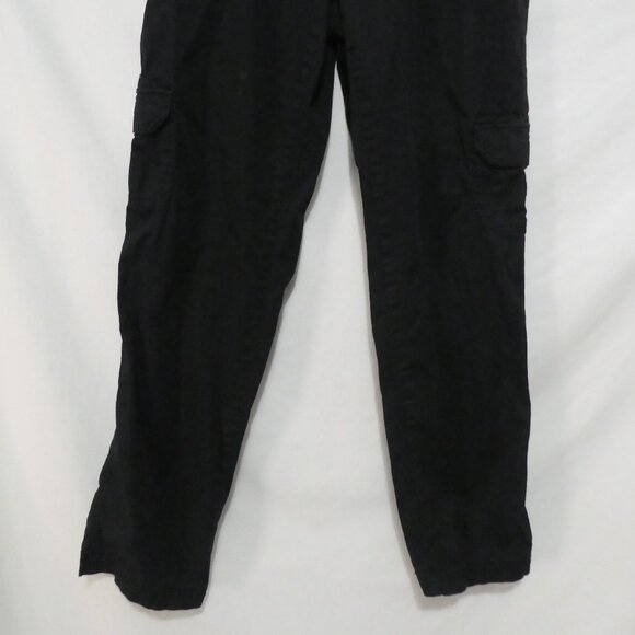 KHAKIS | size 4 | Casual Black Cotton Cargo Pants - Picture 6 of 16
